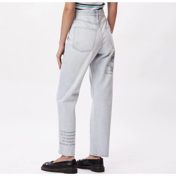 Y2K Obey High Rise Taylor boyfriend style jeans - Picture 6 of 15
